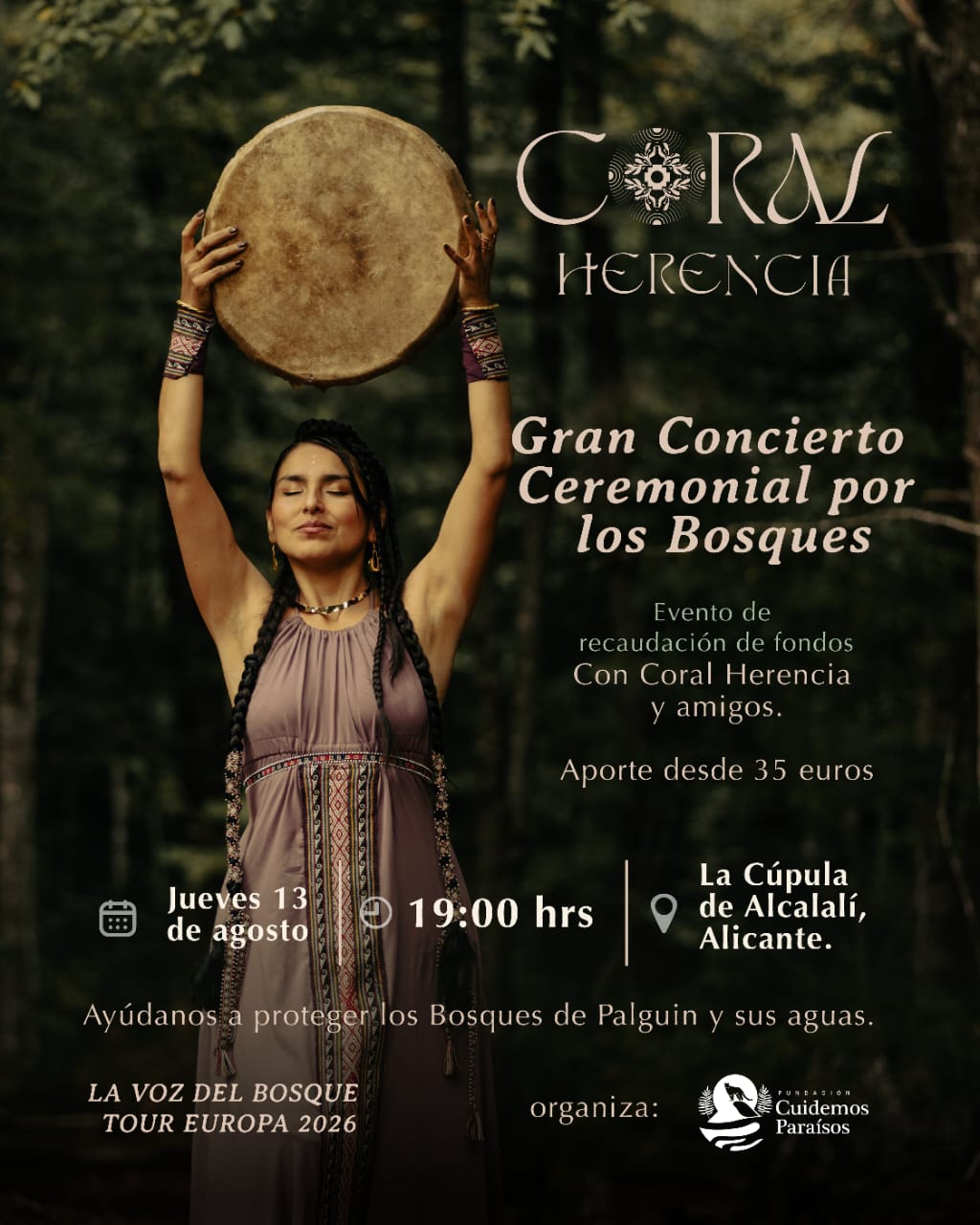 Coral Herencia · Gran Concierto Ceremonial por los Bosques · 13 de agosto 2026